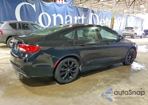 2015 Chrysler 200 S z USA, uszkodzony, nr VIN 1C3CCCDG3FN610634